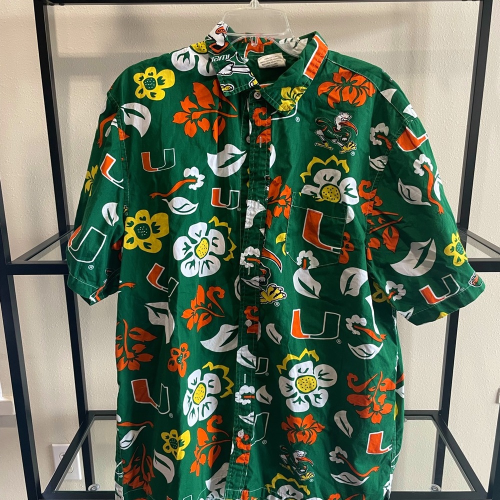 Miami Hurricanes Hawaiian shirt - Large